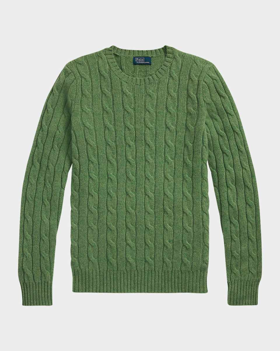 Cable-Knit Cashmere Sweat